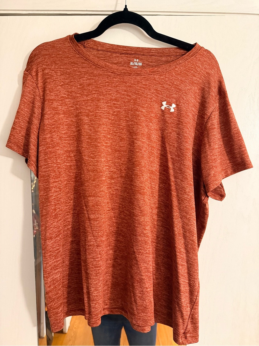 Under Armour Marled Rust Red Performance Tee